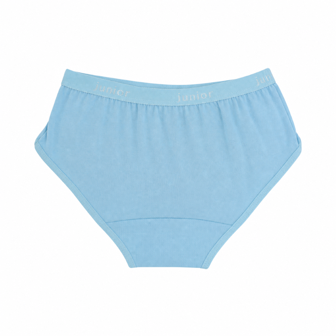 Girls Cotton Pantie – Aqua with Hello Kitty Print