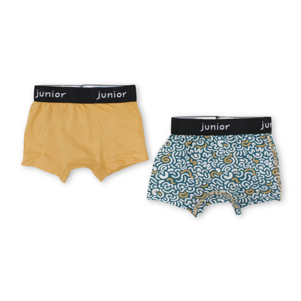 Boys Cotton Boxer Shorts – Pack Of 2