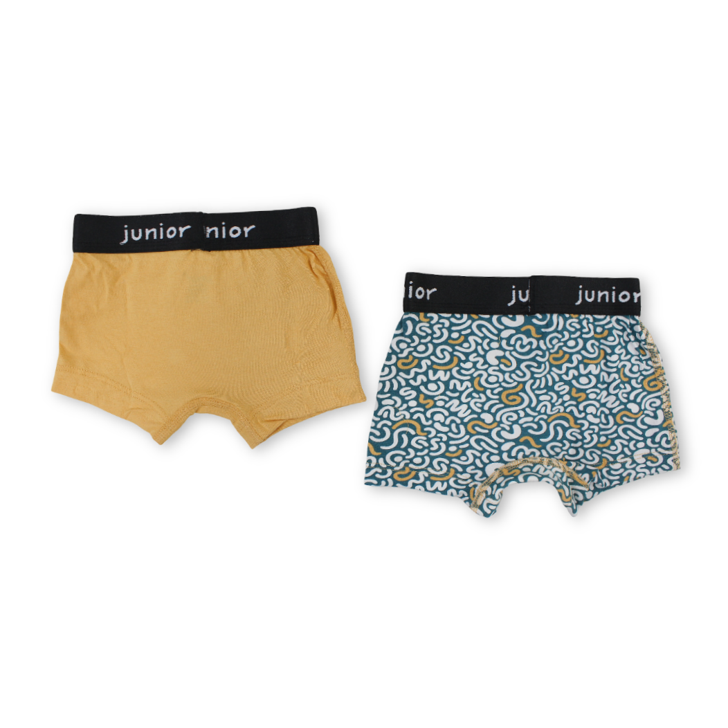 Boys Cotton Boxer Shorts – Pack Of 2