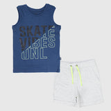 "Skate Vibes Only" Sleeveless Pajama