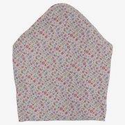 Baby Girls Cotton Blanket – Beige with Floral Print