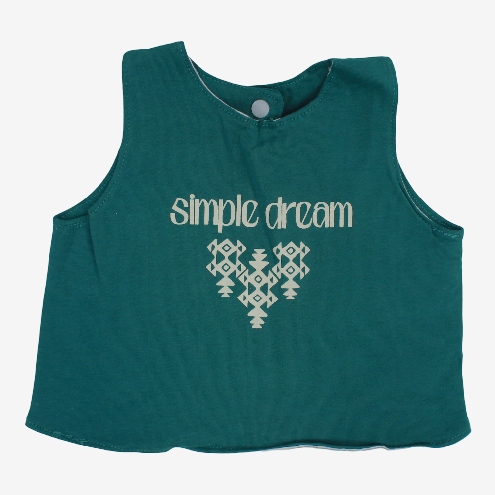 Baby Cotton Bib – “Simple Dream” Design