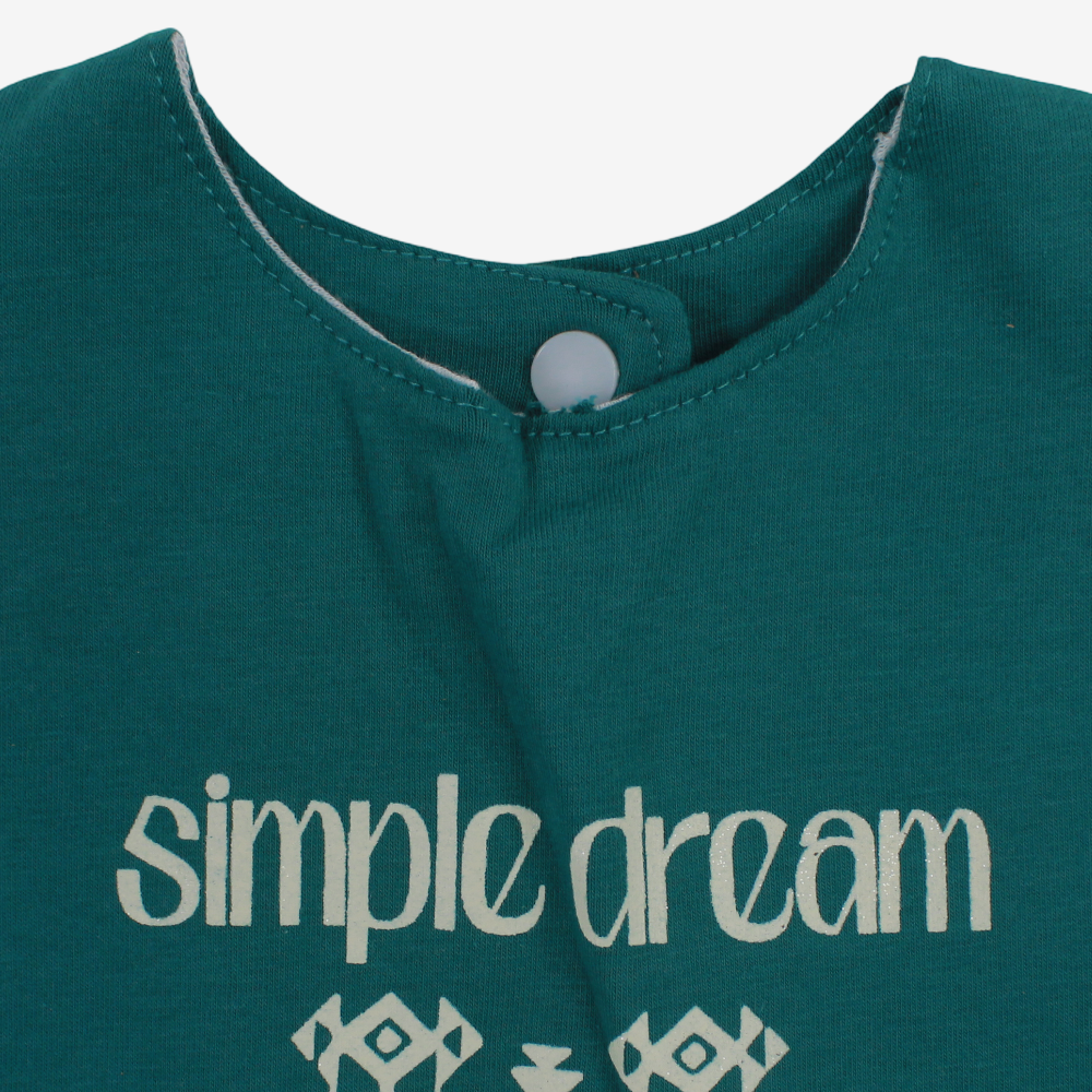 Baby Cotton Bib – “Simple Dream” Design