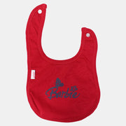 Baby Cotton Bib – Red