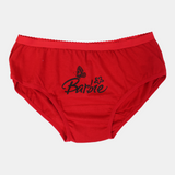 Barbie Girls' Cotton Panties – Red