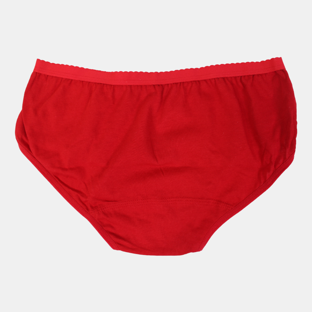 Girls Barbie Cotton Panties – Red
