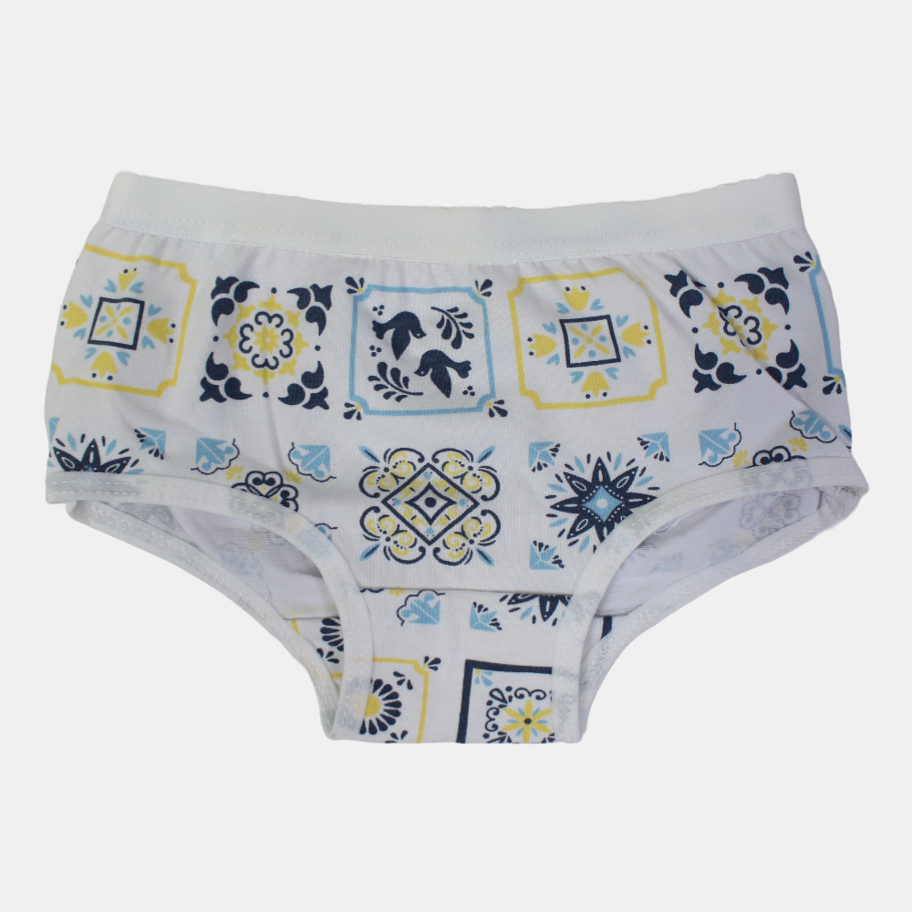 Girls Cotton Panties – Off-White