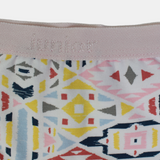 Girls' Cotton Panties – Pink Triangle Print