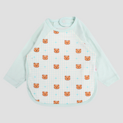 Bear Heads Long-Sleeved Bib