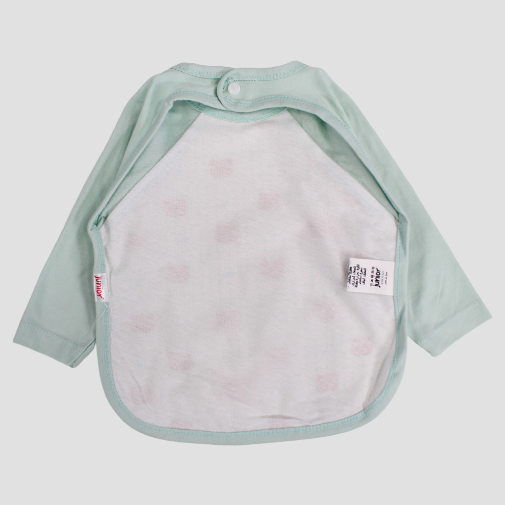 Bear Heads Long-Sleeved Bib