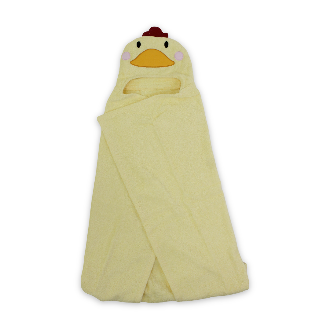 Cotton Baby Hooded Towel – Yellow Duck