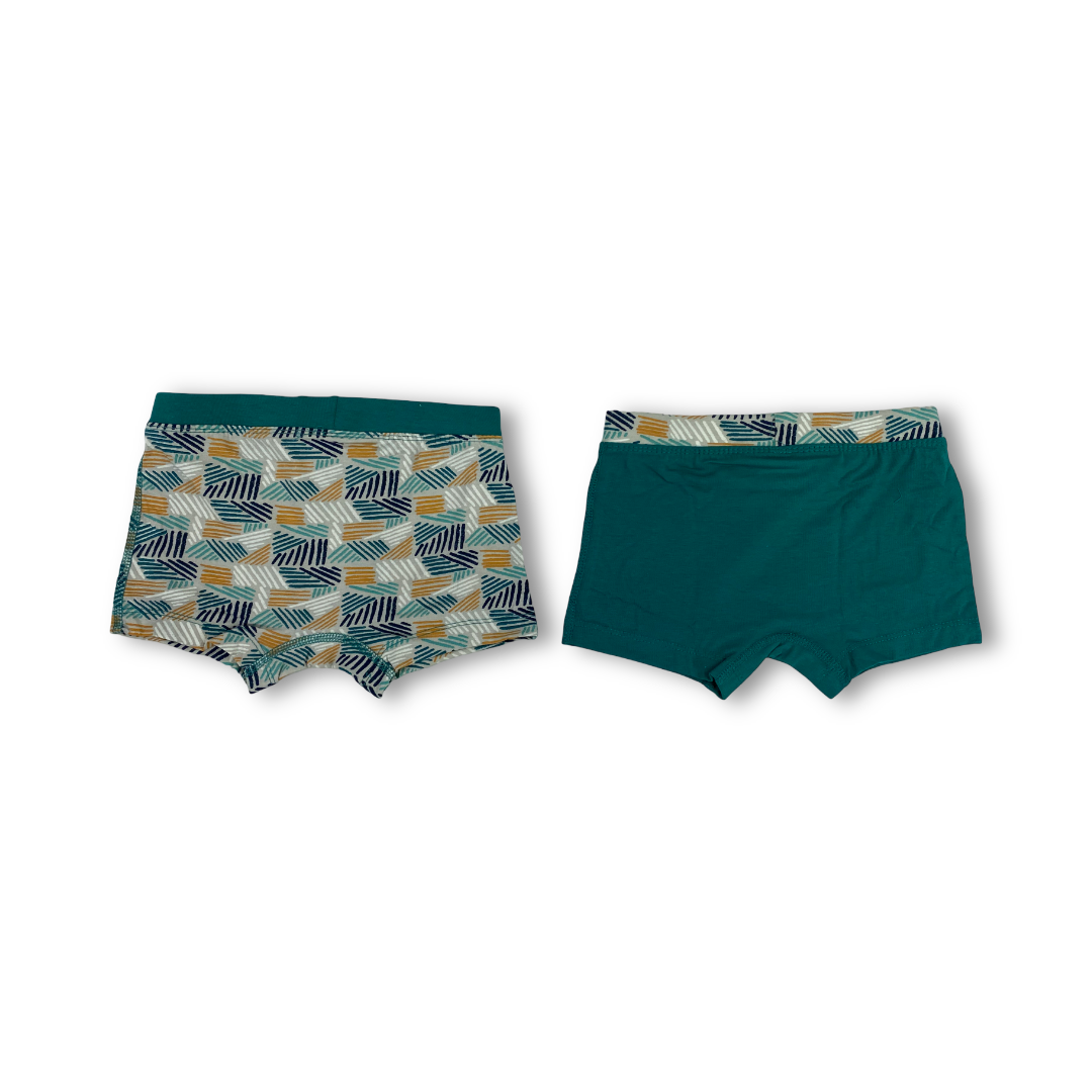 Boys Cotton Boxer Shorts – (Pack Of 2)