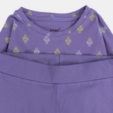 Purple Long-Sleeved Pajama