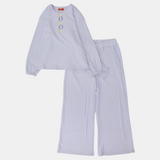 Light-Blue Long-Sleeved Pajama