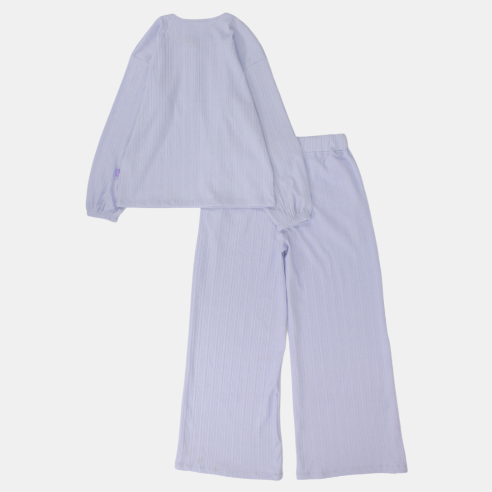 Light-Blue Long-Sleeved Pajama