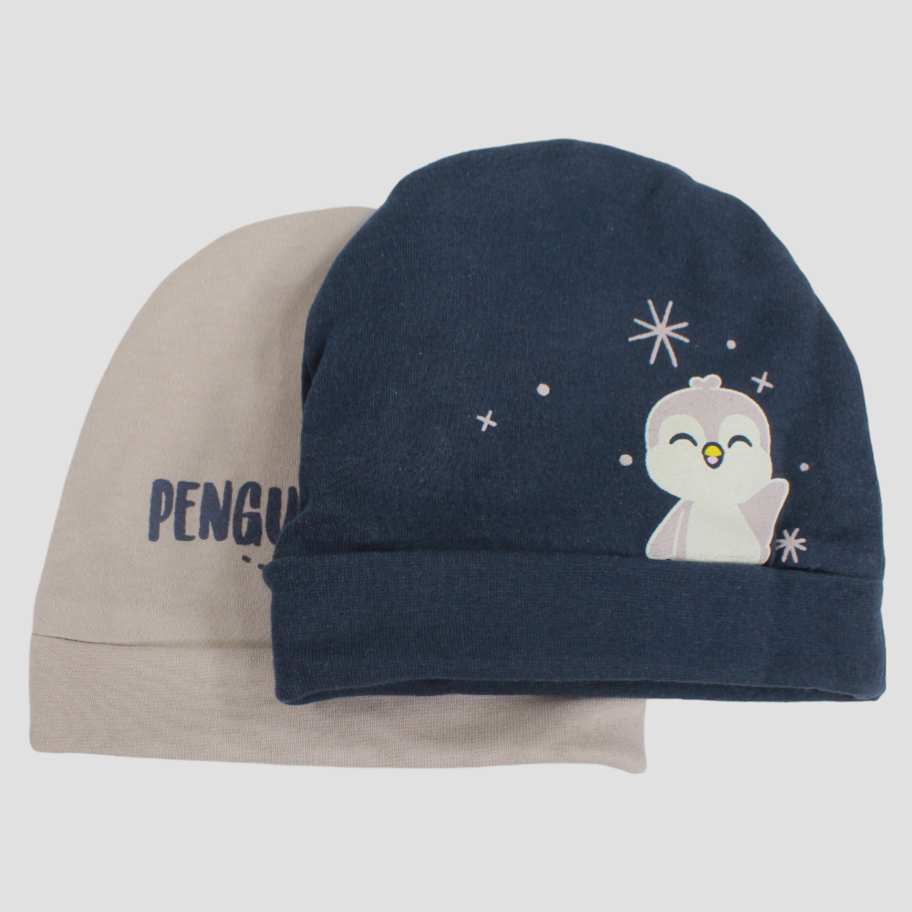 Penguin Baby Beanie (Pack of 2)