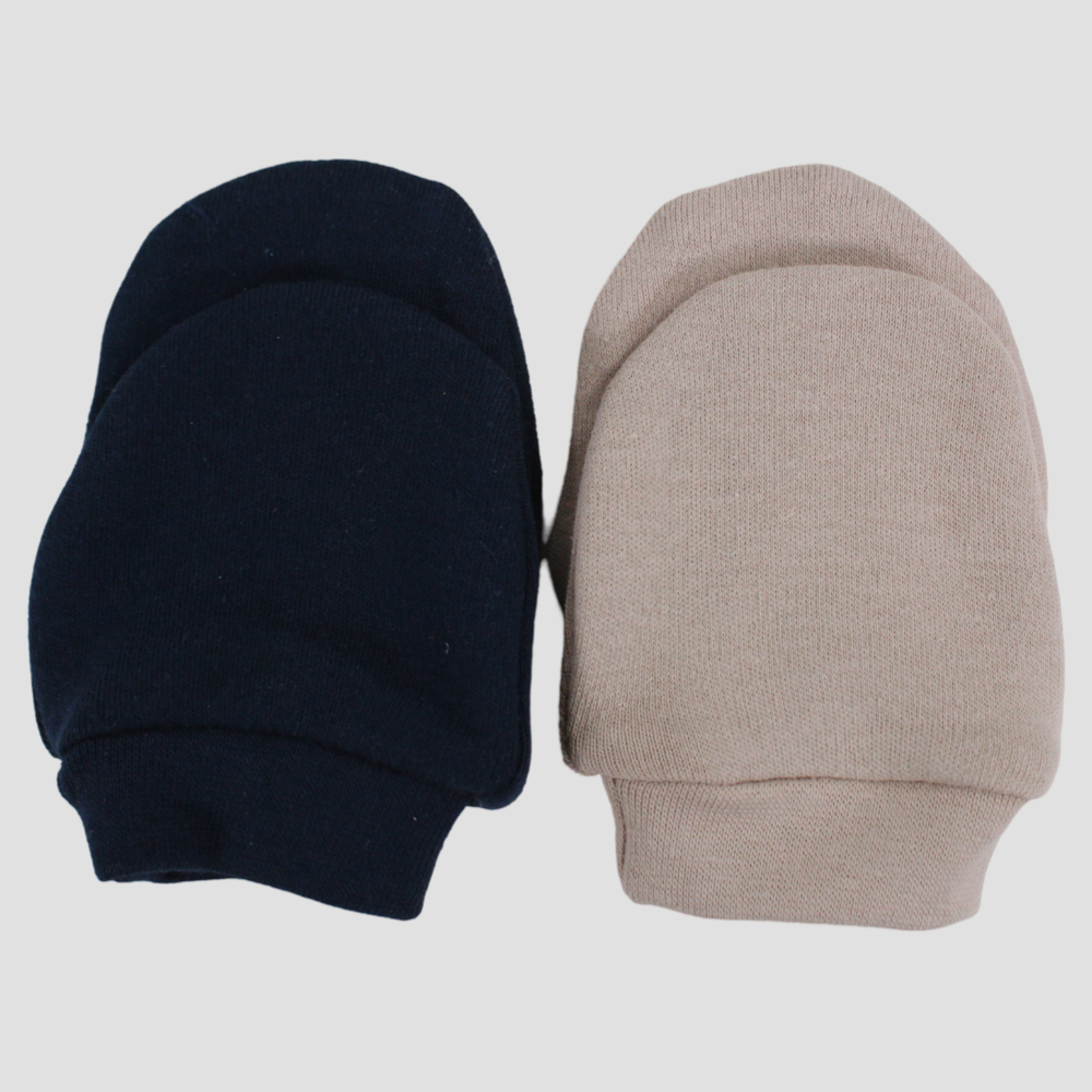 Plain Baby Mittens (Pack of 2)