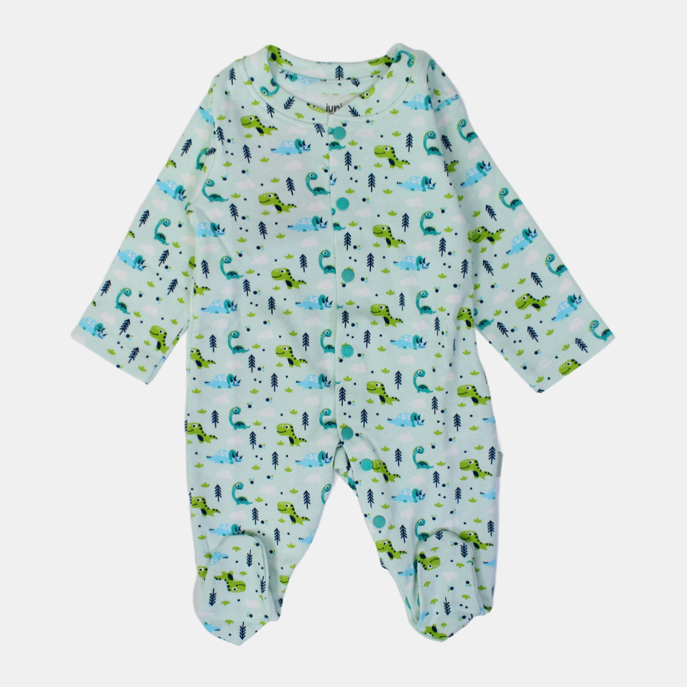 Baby Dinos Long-Sleeved Baby Footie