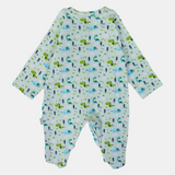 Baby Dinos Long-Sleeved Baby Footie