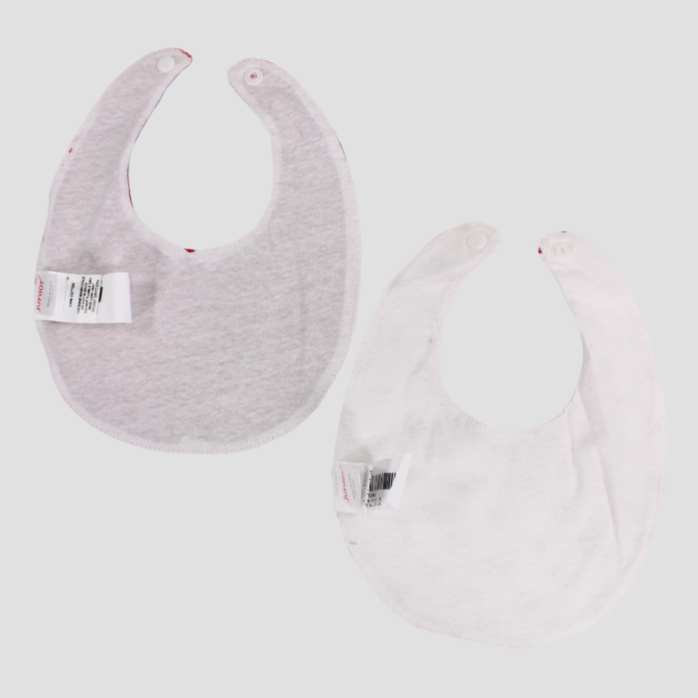 Taupe & Off-White Woo Hoo Bibs (2-Pack)