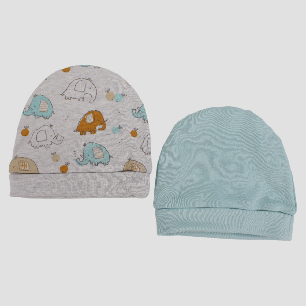 Baby Elephants Baby Beanie (Pack of 2)