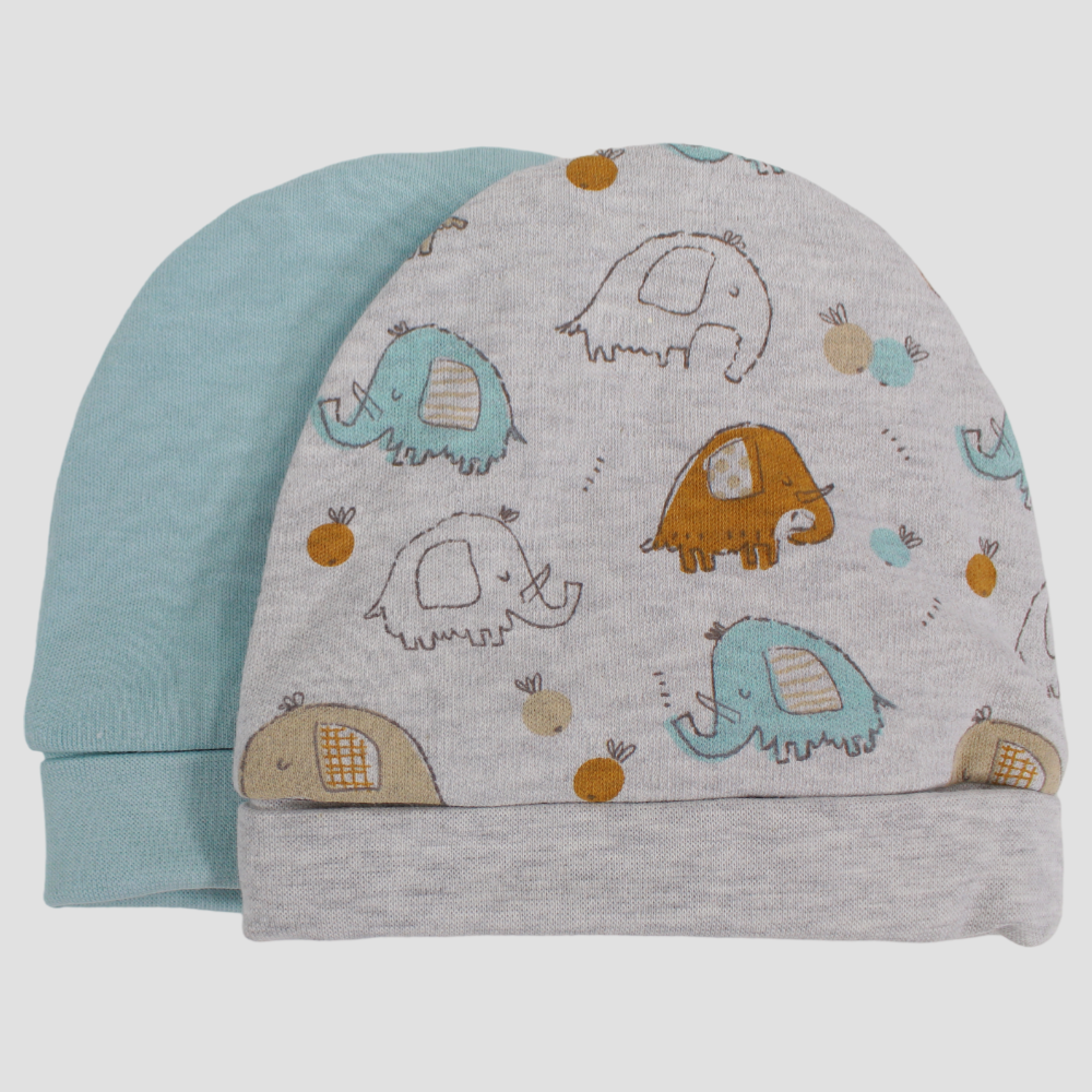 Baby Elephants Baby Beanie (Pack of 2)