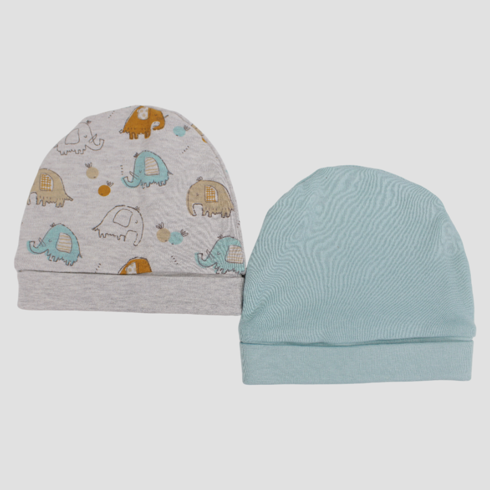 Baby Elephants Baby Beanie (Pack of 2)