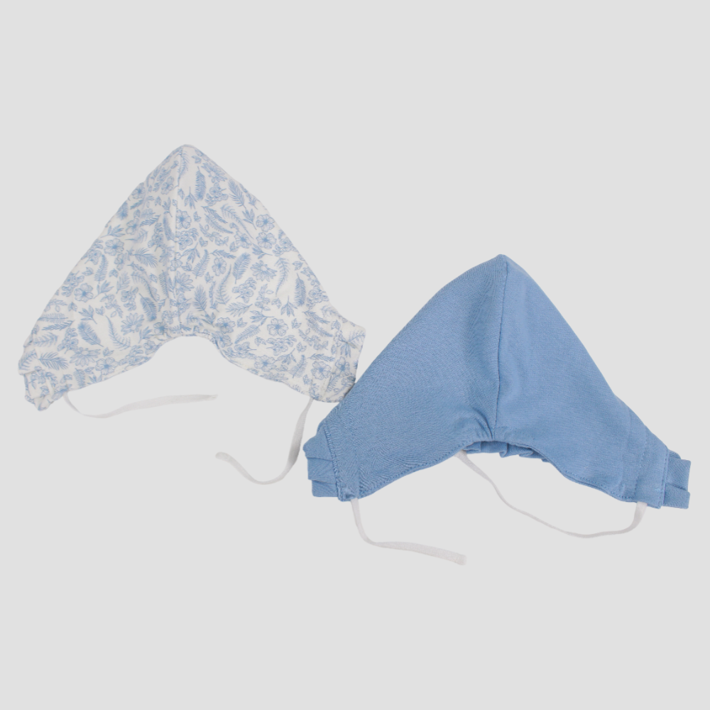 Baby Girls' Bluish Hat (Pack of 2)