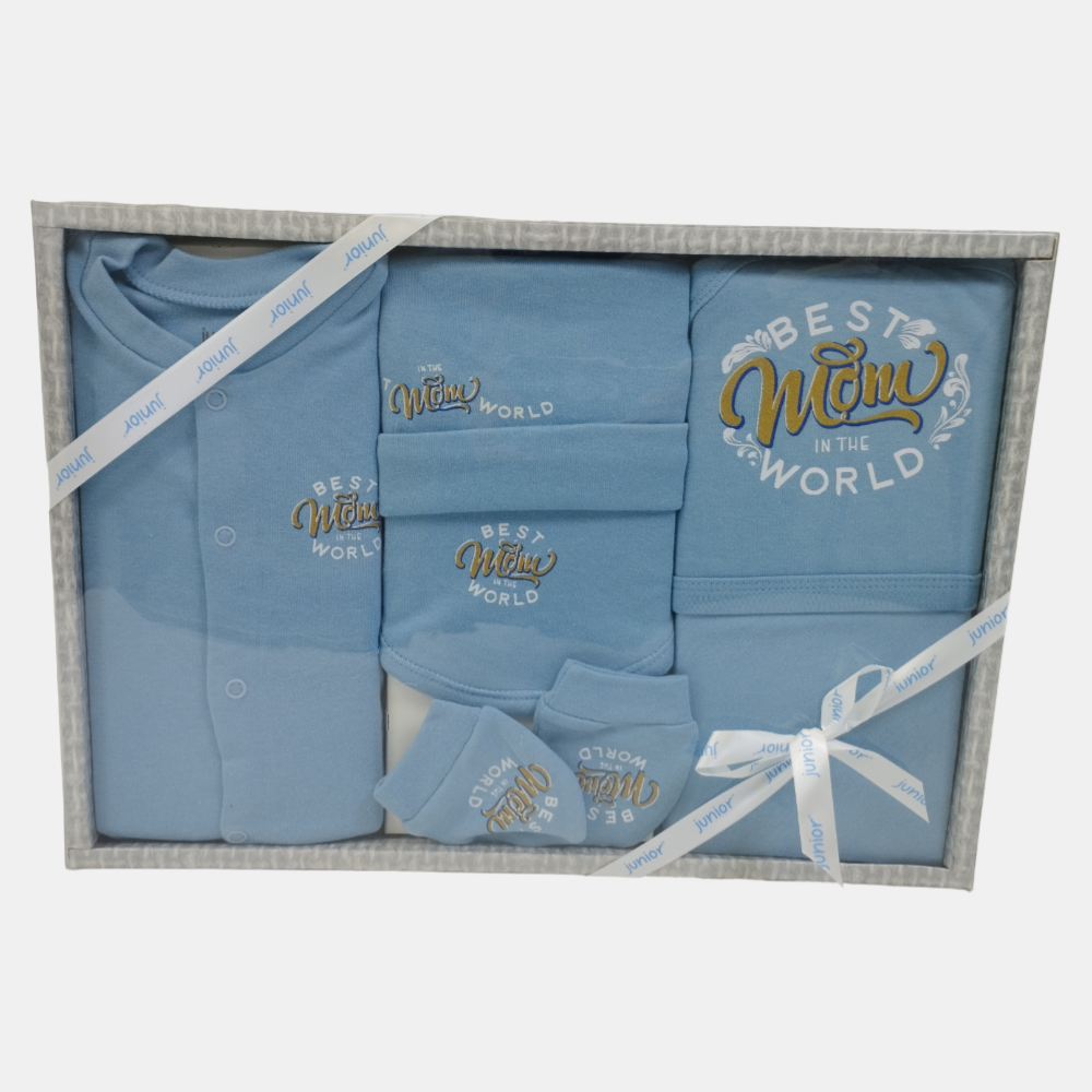 Gift Set Baby Boy 5-Piece Clothing Set Light Blue  Mam