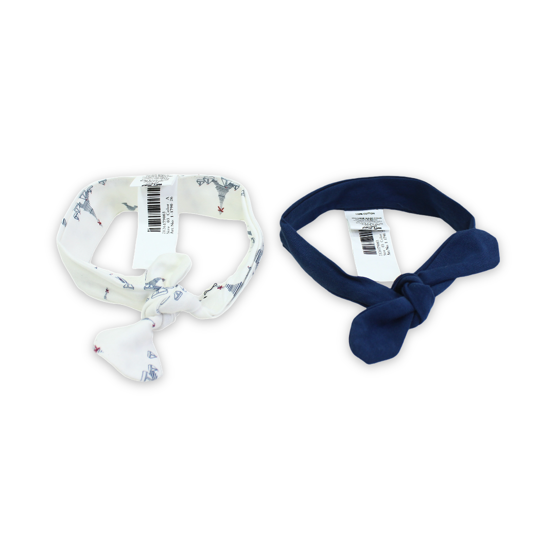 Girls Cotton Hair Tie (2 Pcs) - Clothing - Junior