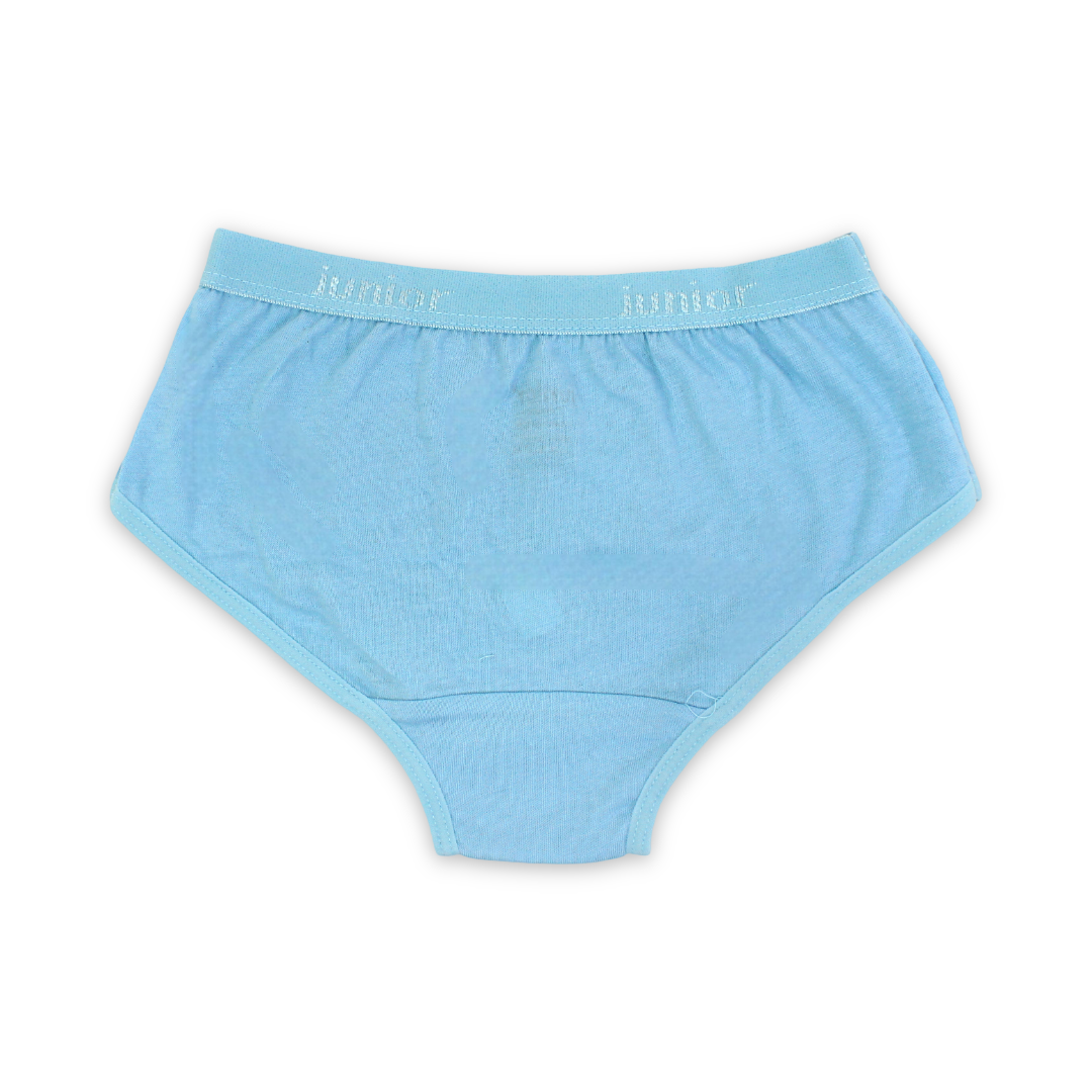 Girls Cotton Pantie – Aqua with Hello Kitty Print