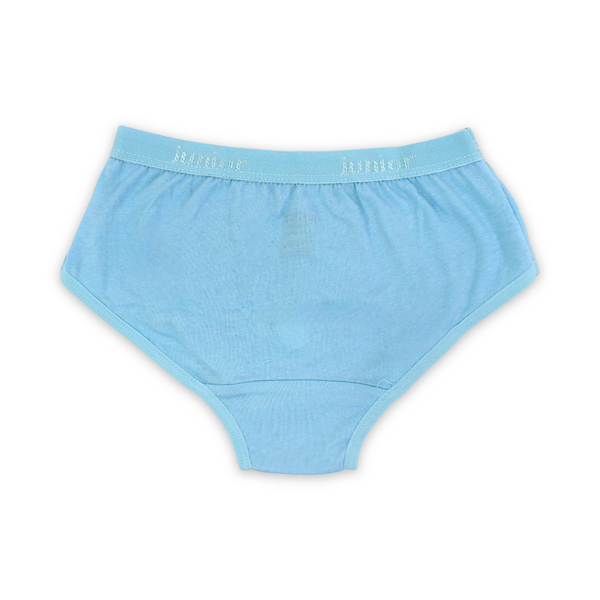Girls Cotton Pantie – Aqua with Hello Kitty Print