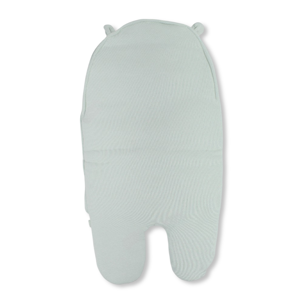 Baby Boys Cotton Swaddle – Aqua with Lion Design