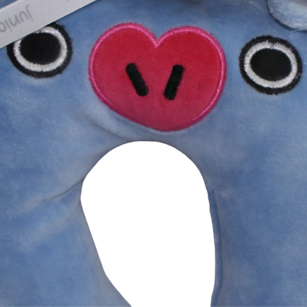 Unisex Baby Velvet Head Support Pillow – Baby Blue