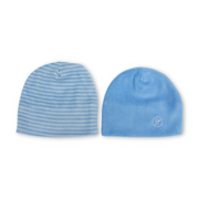 Pack of 2 – Baby Boys Velvet Beanie (Aqua)
