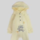 Little Star Long-Sleeved Hooded Baby Footie