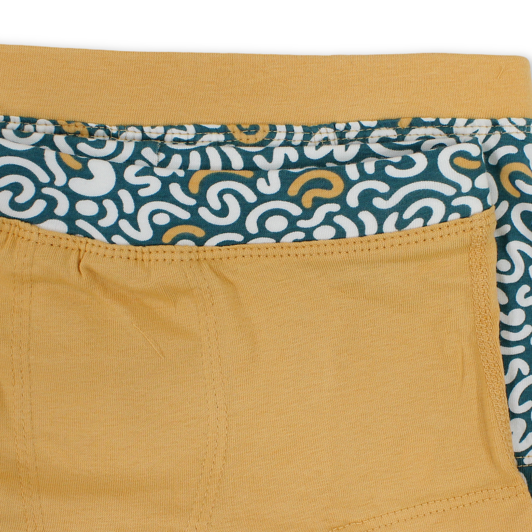 Boys Cotton Boxer Shorts Yellow – Pack Of 2