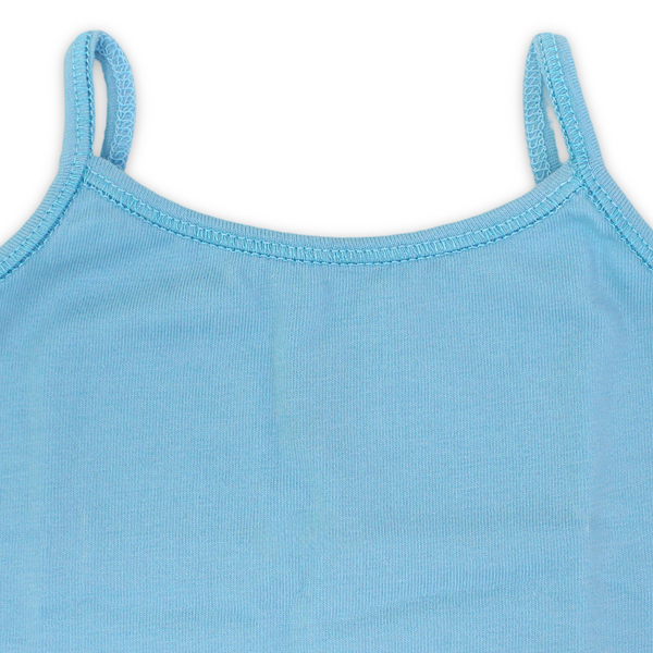 Girls Cotton Sleeveless Undershirt – Baby Blue
