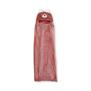 Cotton Baby Blanket – Salmon with Cat Design