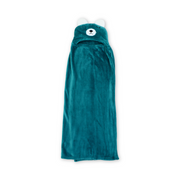 Cotton Baby Blanket – Teal with Bear Design