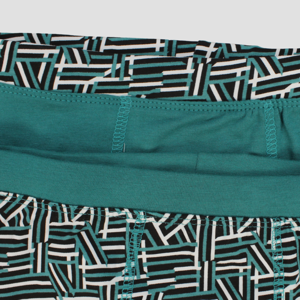Teal Boxer Shorts (Pack Of 2)