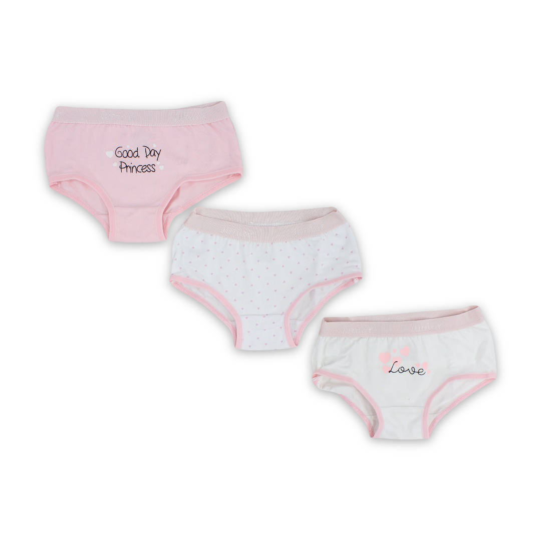 Girls Cotton Panties with Princesses Print – Pack of 3 - Clothing - Junior