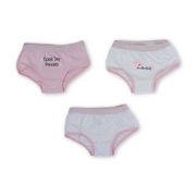 Girls Cotton Panties with Princesses Print – Pack of 3