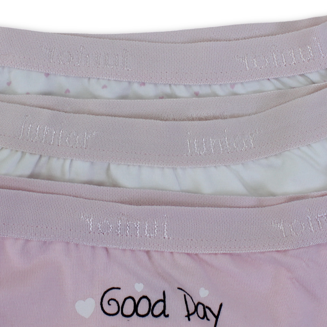 Girls Cotton Panties with Princesses Print – Pack of 3