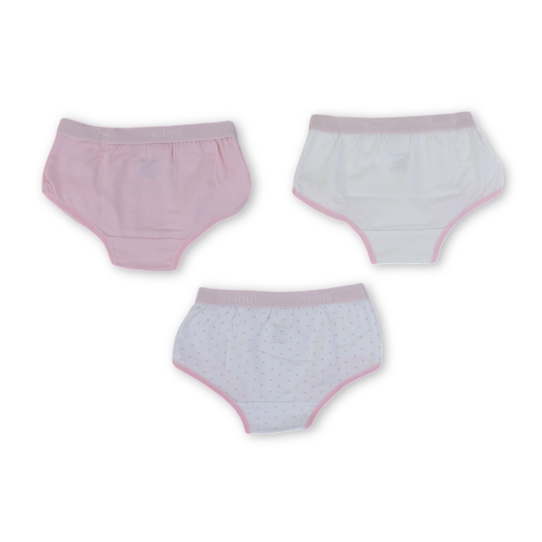 Girls Cotton Panties with Princesses Print – Pack of 3