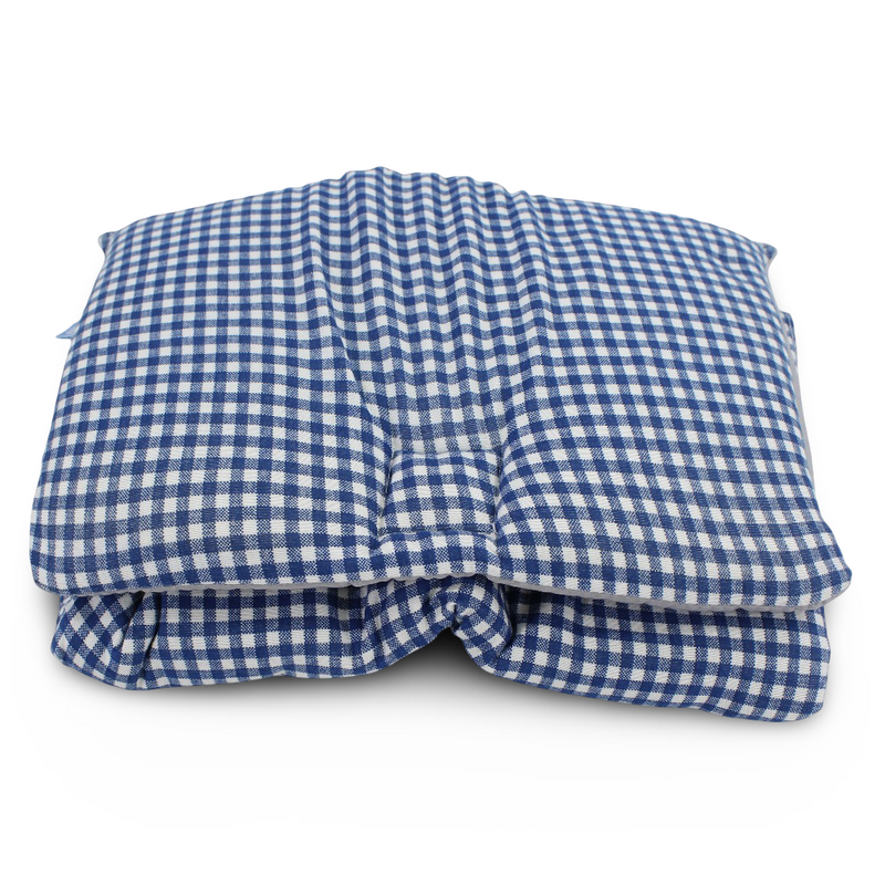 Checkered Nappy Changing Mat – Blue