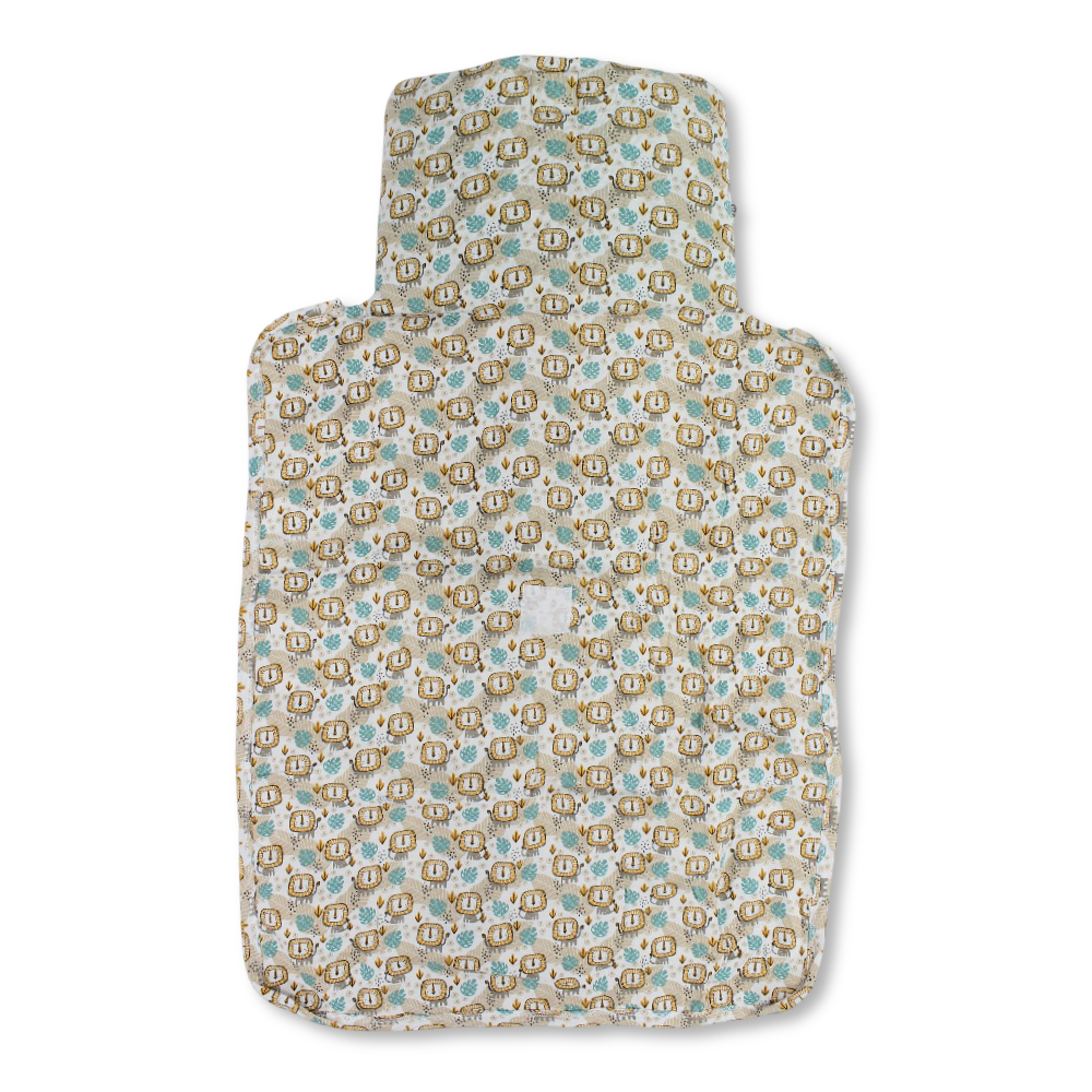Nappy Changing Mat – White with Lion Print