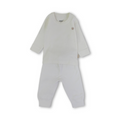 Unisex Baby Cotton Thermal Set – White