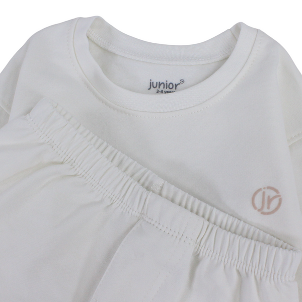 Unisex Cotton Thermal Set – Off-White