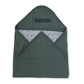 Cotton Blanket – Olive*Grey with Tractor Print